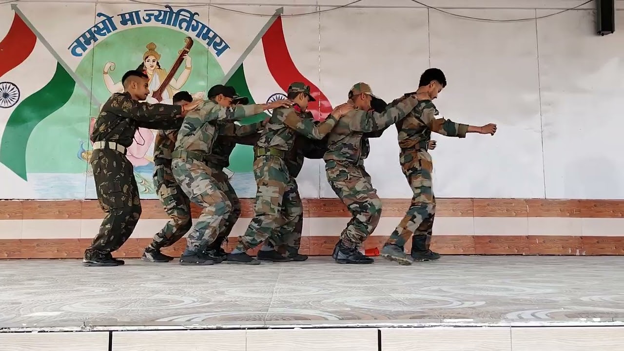 Skit tribute to pulwama Attack # students of Bishno high school jadh #