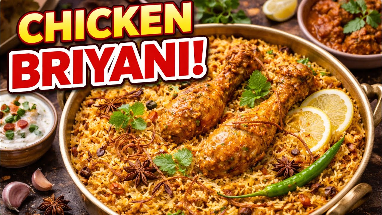 Chicken Briyani Recipe | ருசியான சிக்கன் பிரியாணி 🍗