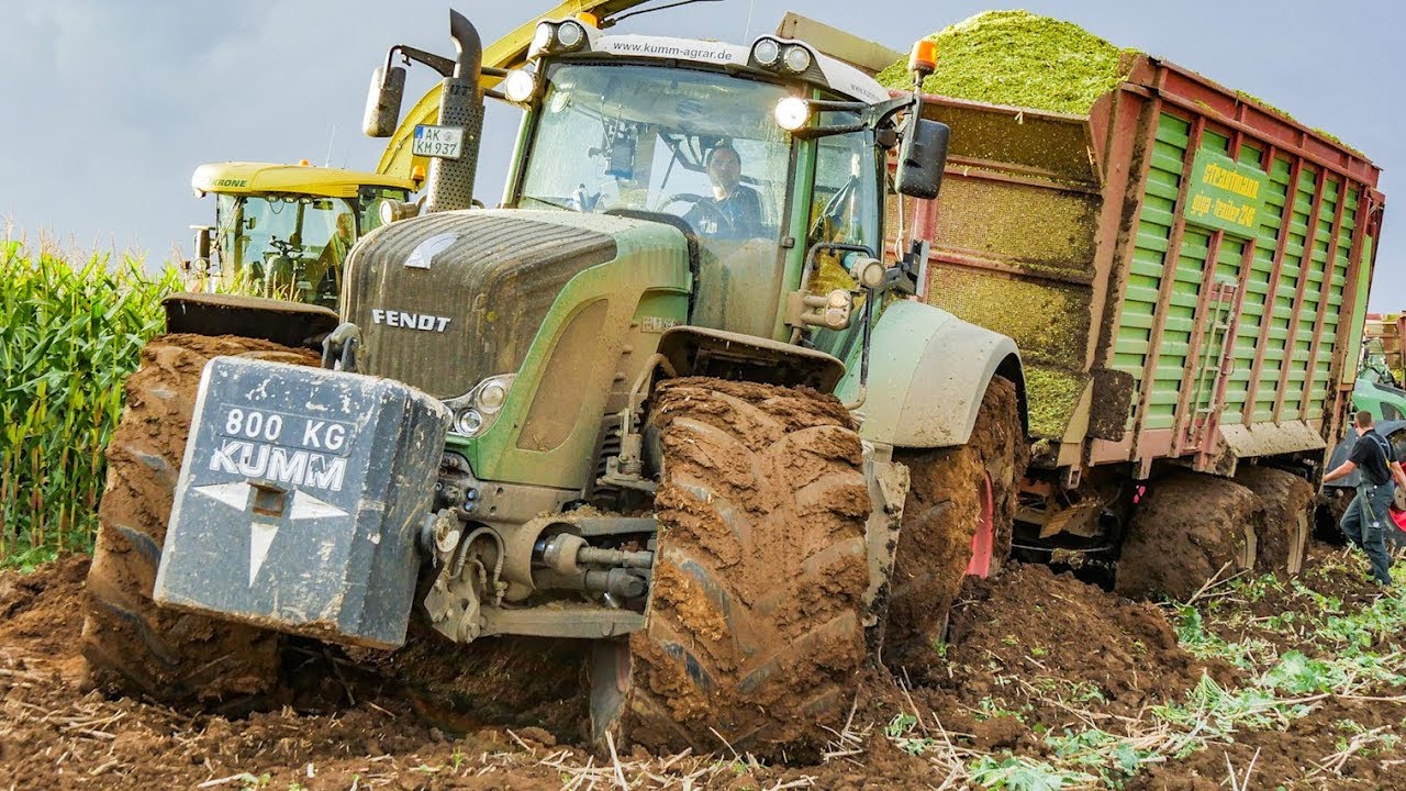 Maishäckseln | Fendt Traktoren | Lohnunternehmen Kumm Agrar | AgrartechnikHD