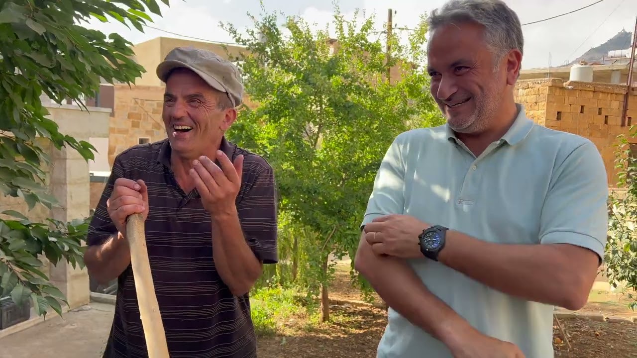 Festive HRISSEH: A Lebanese Village Tradition. 12 Hours of Cooking Goat Meat & Wheat. الهريسة الضخمة