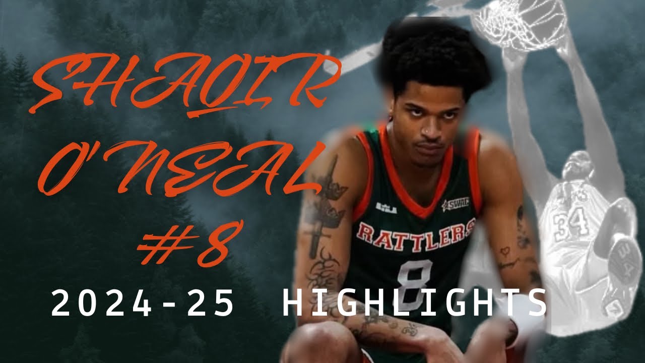 Shaqir O’Neal #8 “Son of Shaquille O’Neal” 2024-25 Redshirt Junior Season Highlights