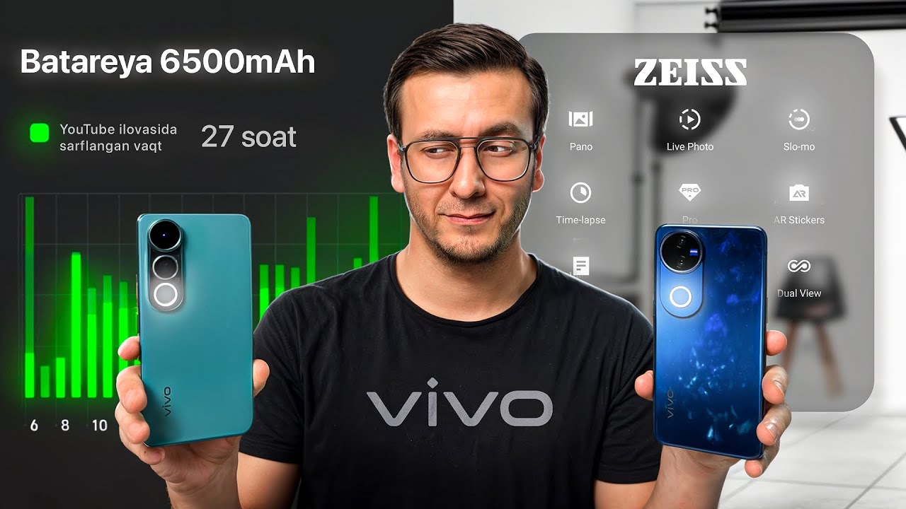 Vivo V50 va V50 Lite To'liq Obzor-Narxiga Arziydimi?