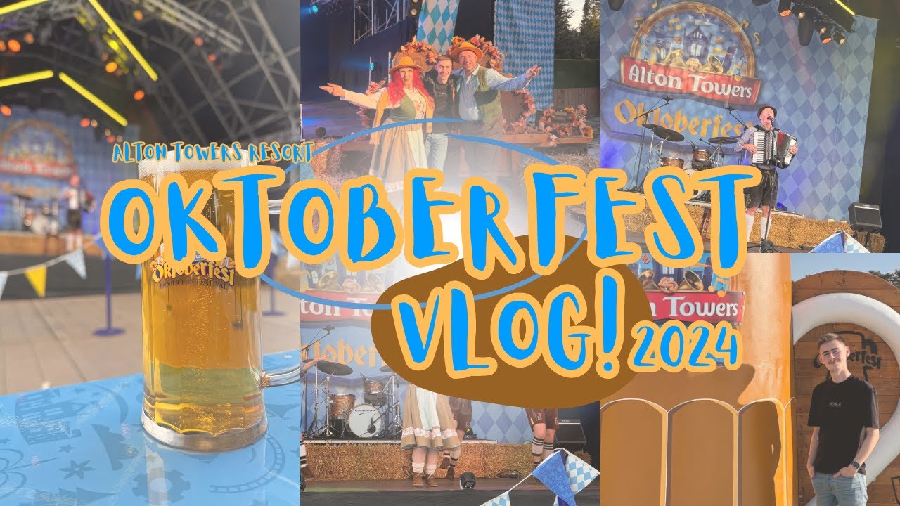 ALTON TOWERS OKTOBERFEST VLOG 2024