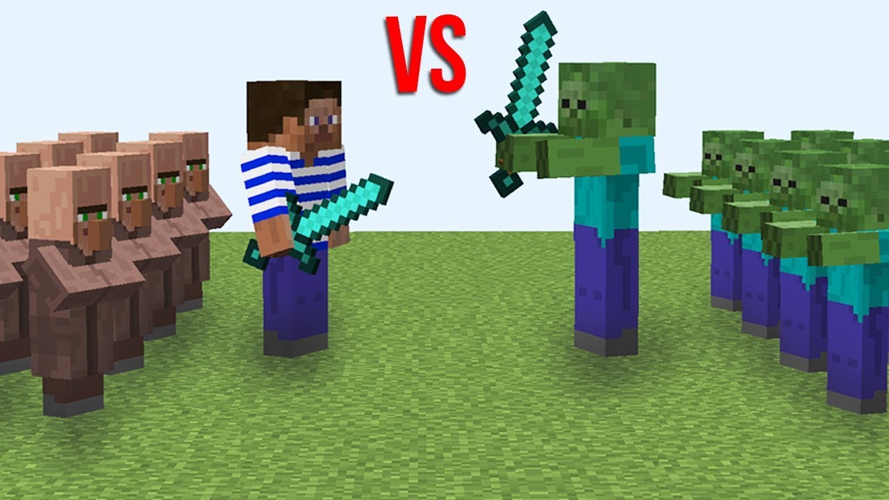 НУБИК ЗАЩИЩАЕТ ДЕРЕВНЮ ЖИТЕЛЕЙ ОТ ЗОМБИ В MINECRAFT ! НУБ ПОСТРОИЛ САМЫЙ ЗАЩИЩЕННЫЙ ДОМ В МАЙНКРАФТ