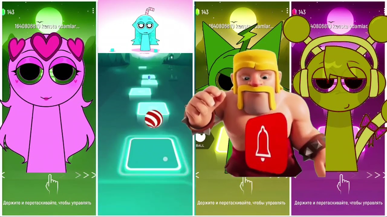 Incredibox Sprunki - Coffin Dance Song (Cover) Tiles Hop
