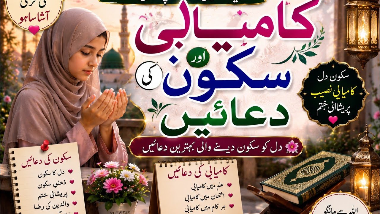 @Kambiyabi Aur Sakoon Ki Duaaen|Har Kam Banta CHala Jay Ga |Dua Sunlo Har Namumkin Kam Bhi Ho Jay Ga