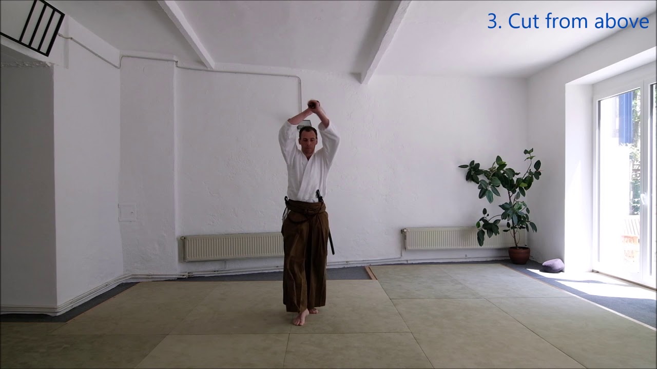 Korindo Aikido - 5 basic forms of drawing the sword (battō)