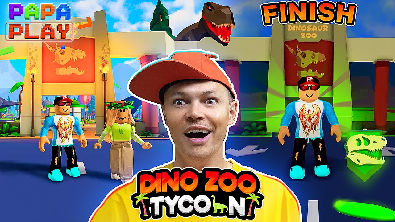 🦕Dinosaur Zoo Tycoon🦕 ПРОШЕЛ ВСЮ ИГРУ