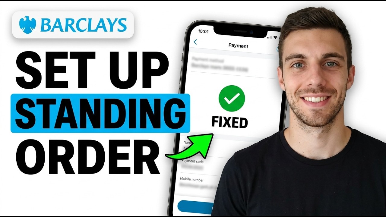 HOW TO SET UP STANDING ORDER BARCLAYS 2026 (BARCLAYS TUTORIAL)