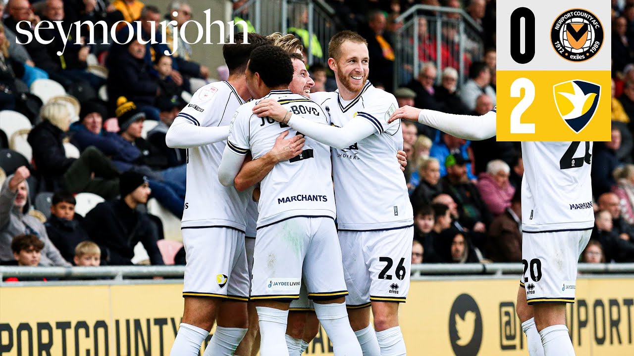 Match Highlights: Newport County 0-2 Cheltenham Town - Presented by Seymour John
