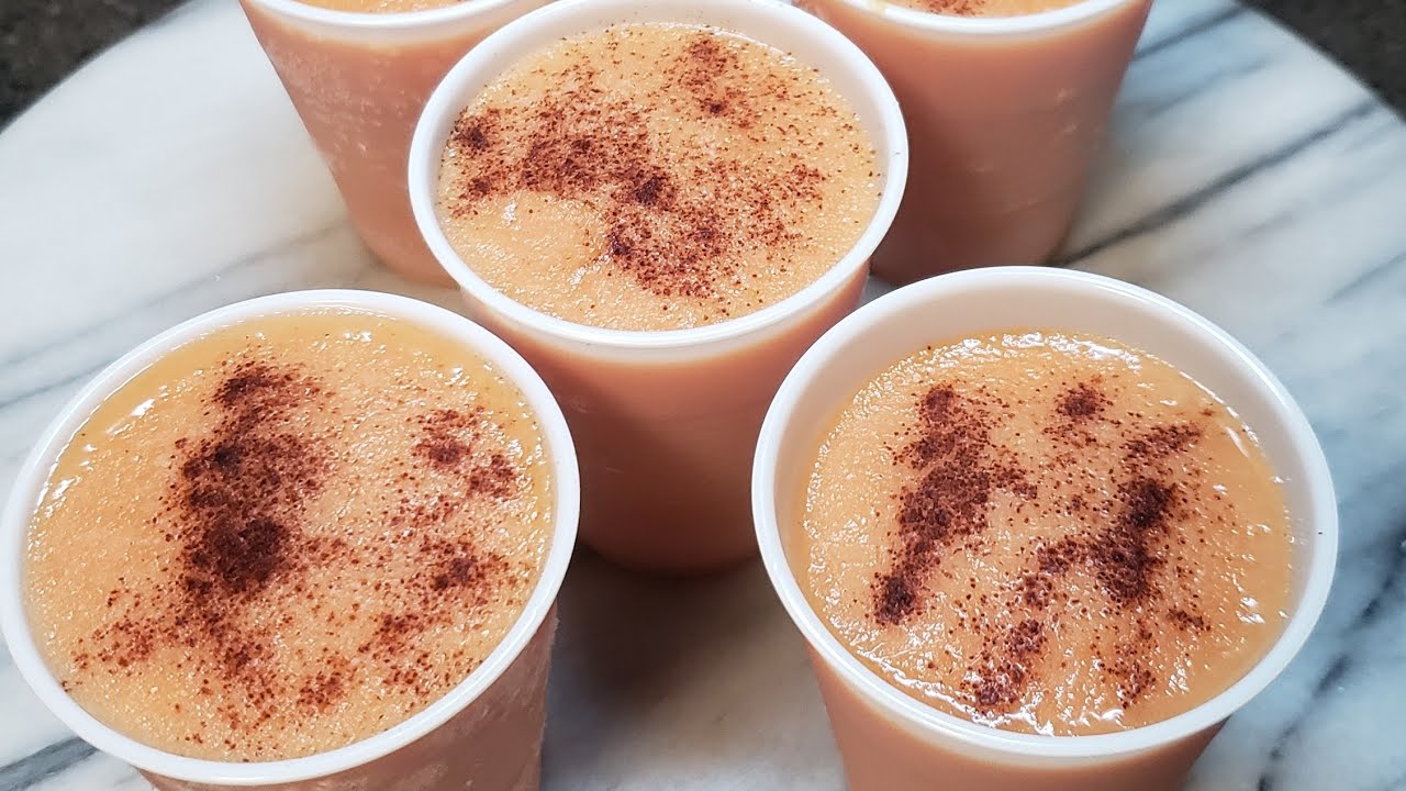 COMO HACER LIMBERS DE PAPAYA Y LECHE DE COCO