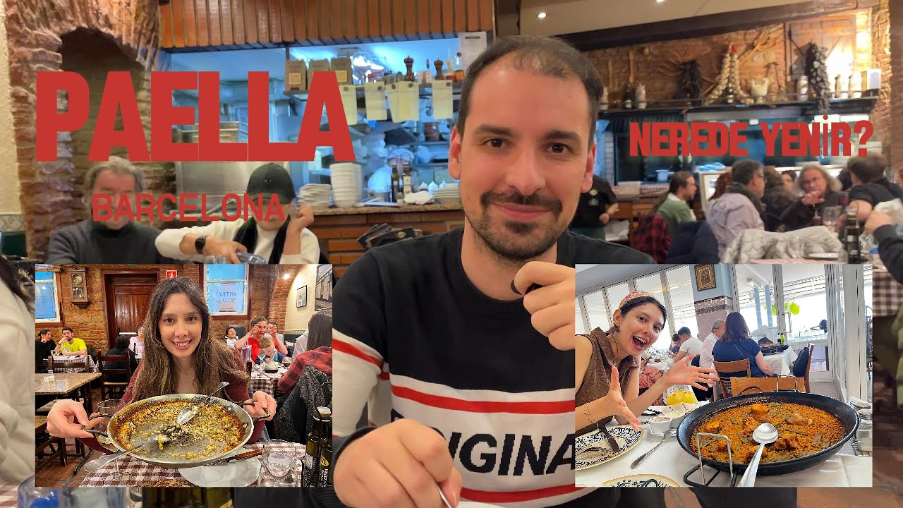 🇪🇸Barselona’da En İyi Paella Nerede Yenir? Tavşan etli Paella 🥘 Bu Mekanları Kaçırmayın! 🍽️