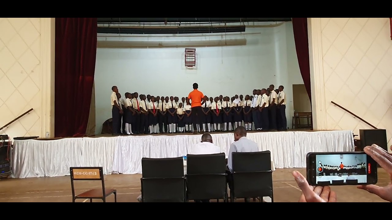 Set Piece at the 2025 National Secondary Schools MDD Competitions. 'Rejoice In The Lord, Always'