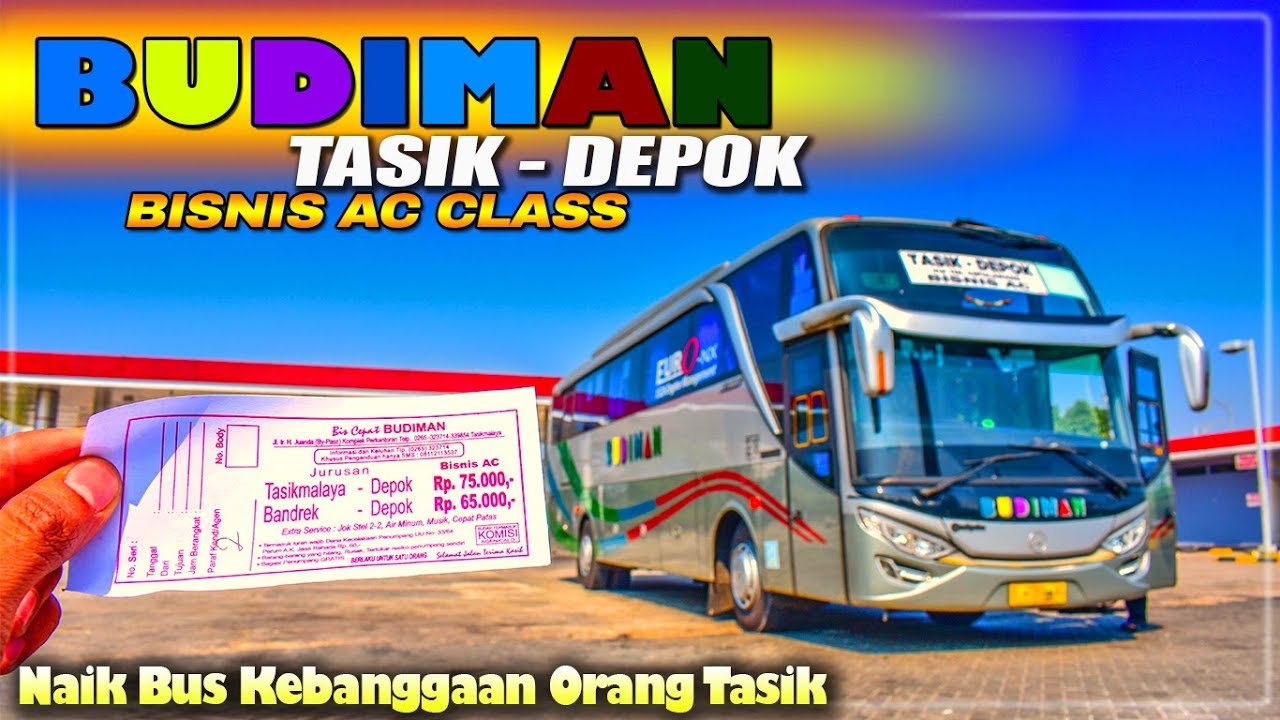 TASIK - DEPOK Pemberangkatan Paling Pagi | Trip Naik Bus Budiman Bisnis AC Tasik - Depok