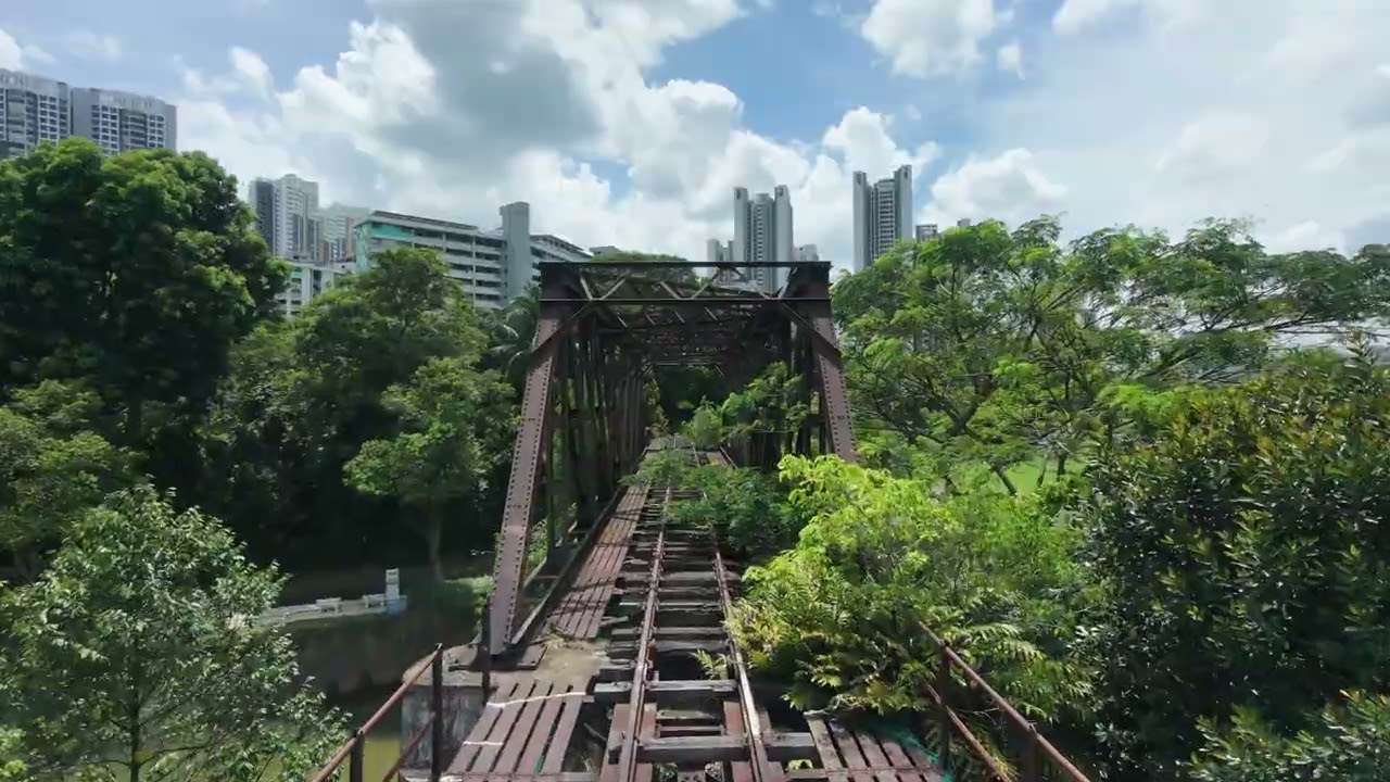 Drone - DJI - Cinematic - Old Railway & Bridge