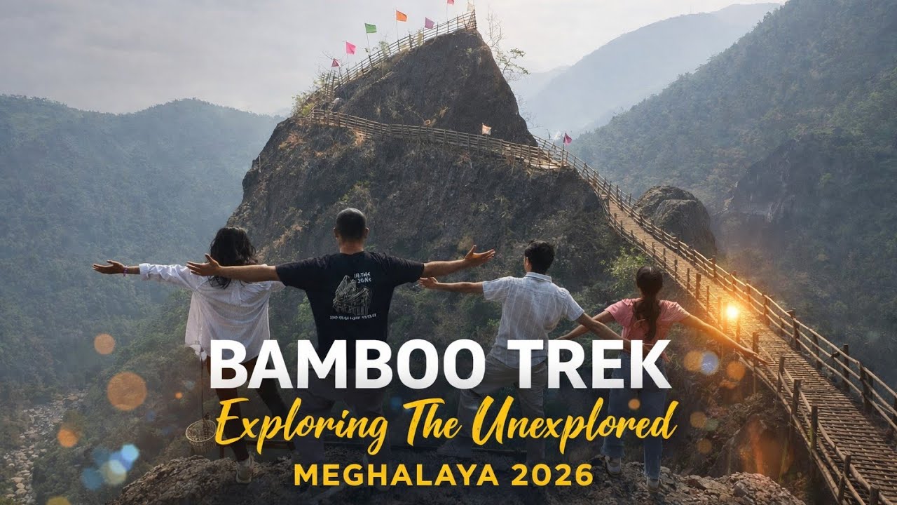 Bamboo Trek Meghalaya | Mawryngkhang, Wahken | iTravel2Explore | #bambootrekmeghalaya #meghalaya 
