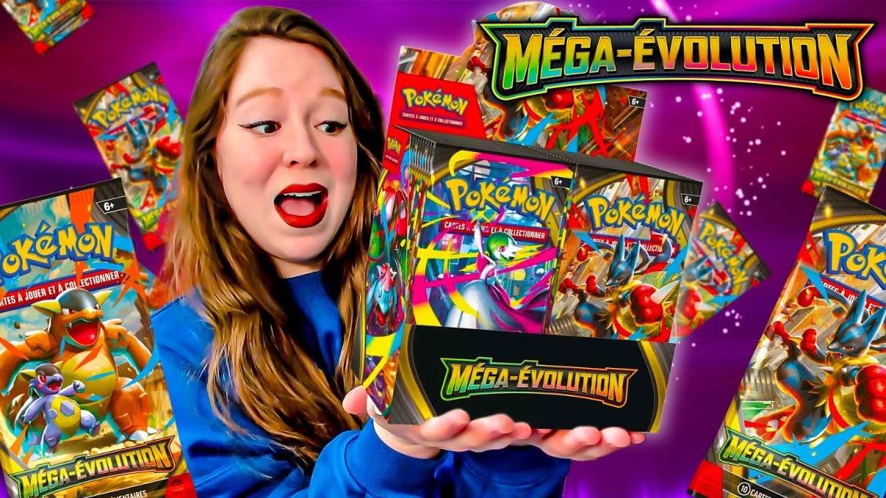 CE DISPLAY EST INCROYABLE ! OUVERTURE BOOSTERS POKÉMON MÉGA-ÉVOLUTION FR !