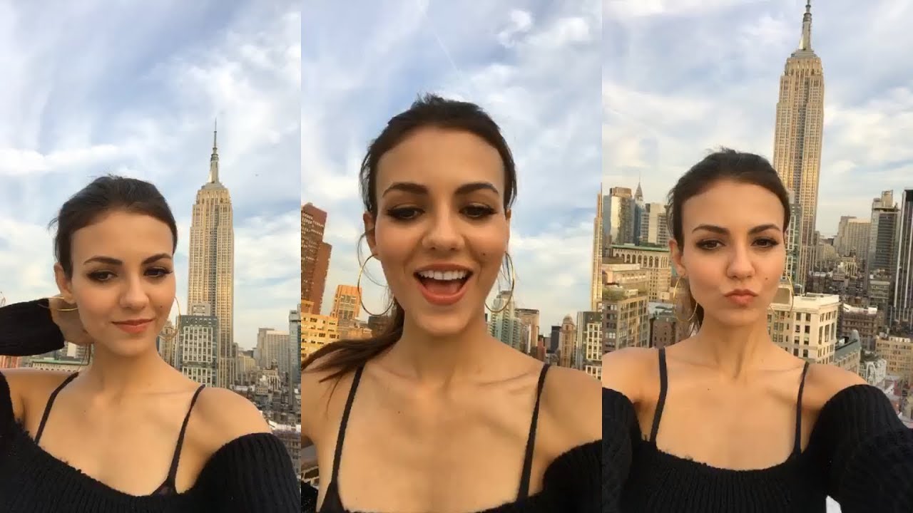 Victoria Justice | Instagram Live Stream | 12 September 2017