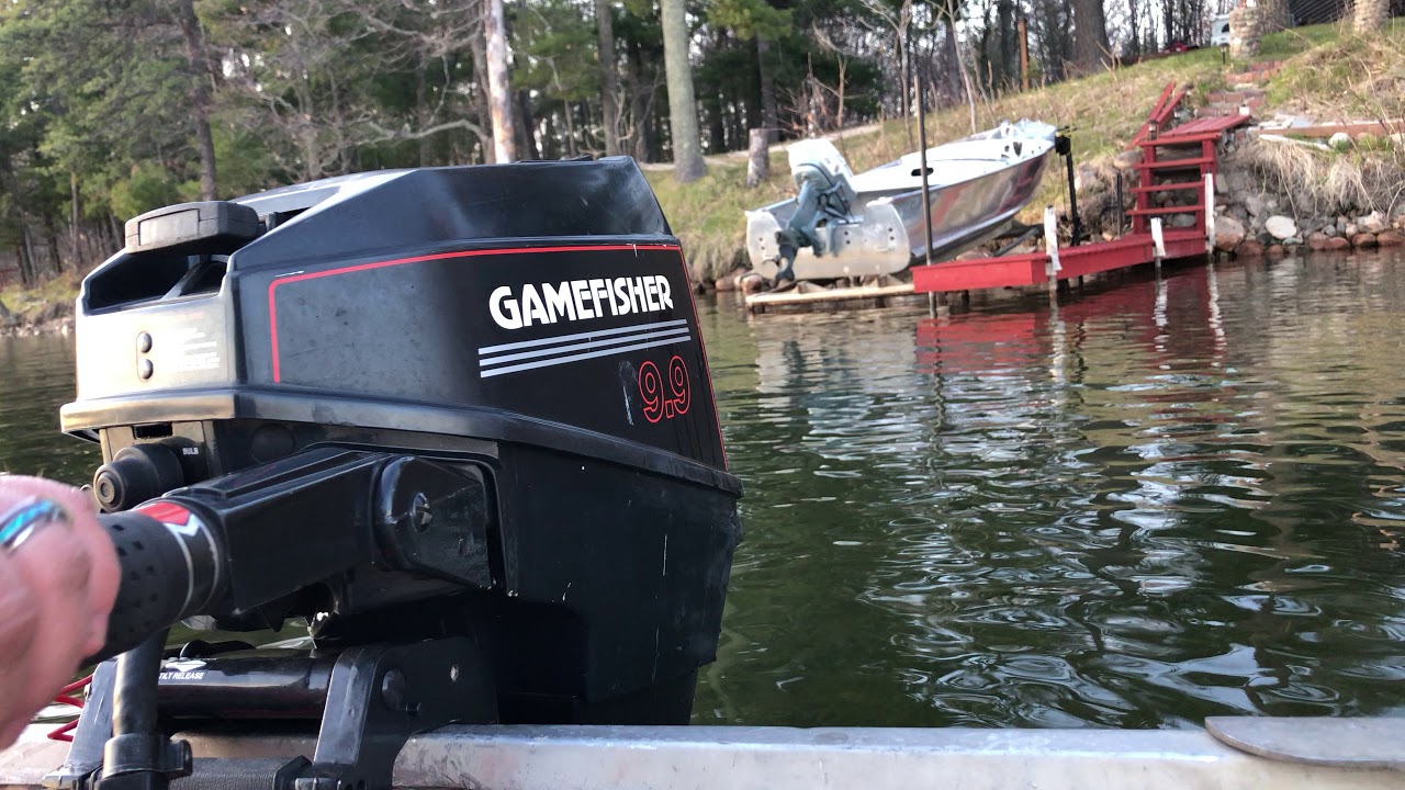 1988 Gamefisher 9.9hp outboard motor