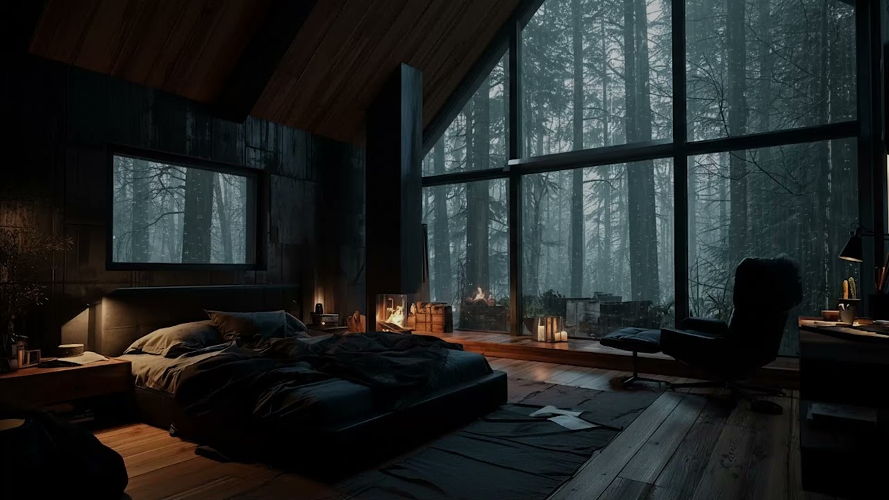 Relaxing Rain Ambience and Piano | Soothing Sounds for Deep Sleep and Stress Relief