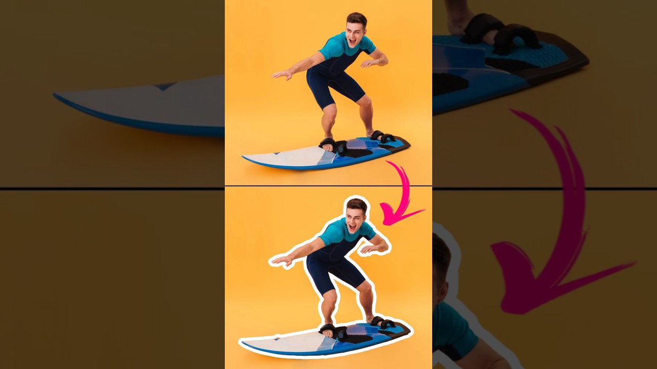 How to add outline in Photoshop  #photoshop #photoshoptutorial #photoshoptips