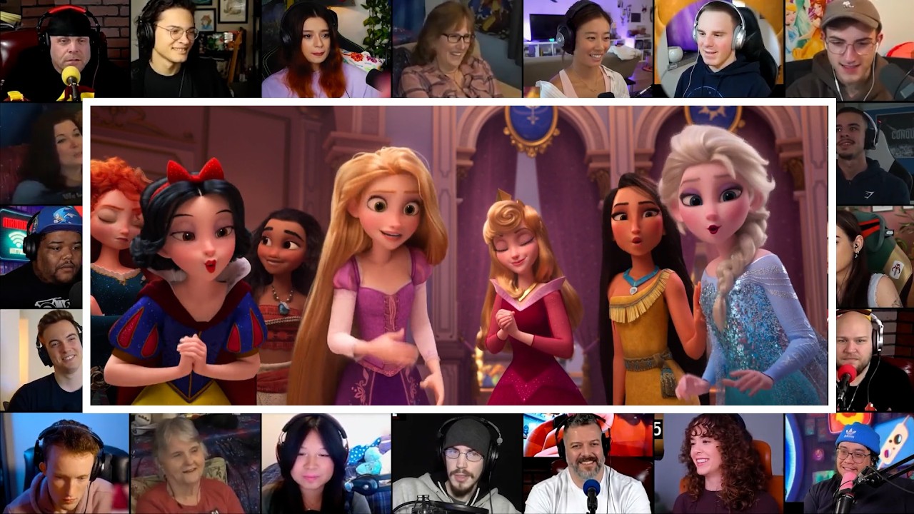 Vanellope meets All Disney Princess | Ralph Breaks the Internet | Reaction Mashup