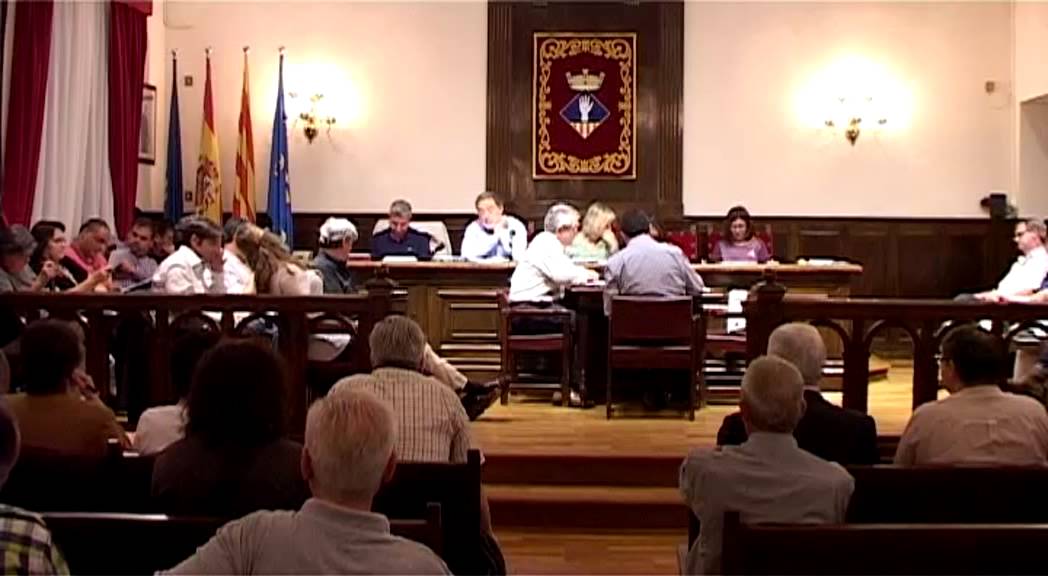 Ple de l'Ajuntament d'Esplugues d'octubre - Vídeo d'ETV