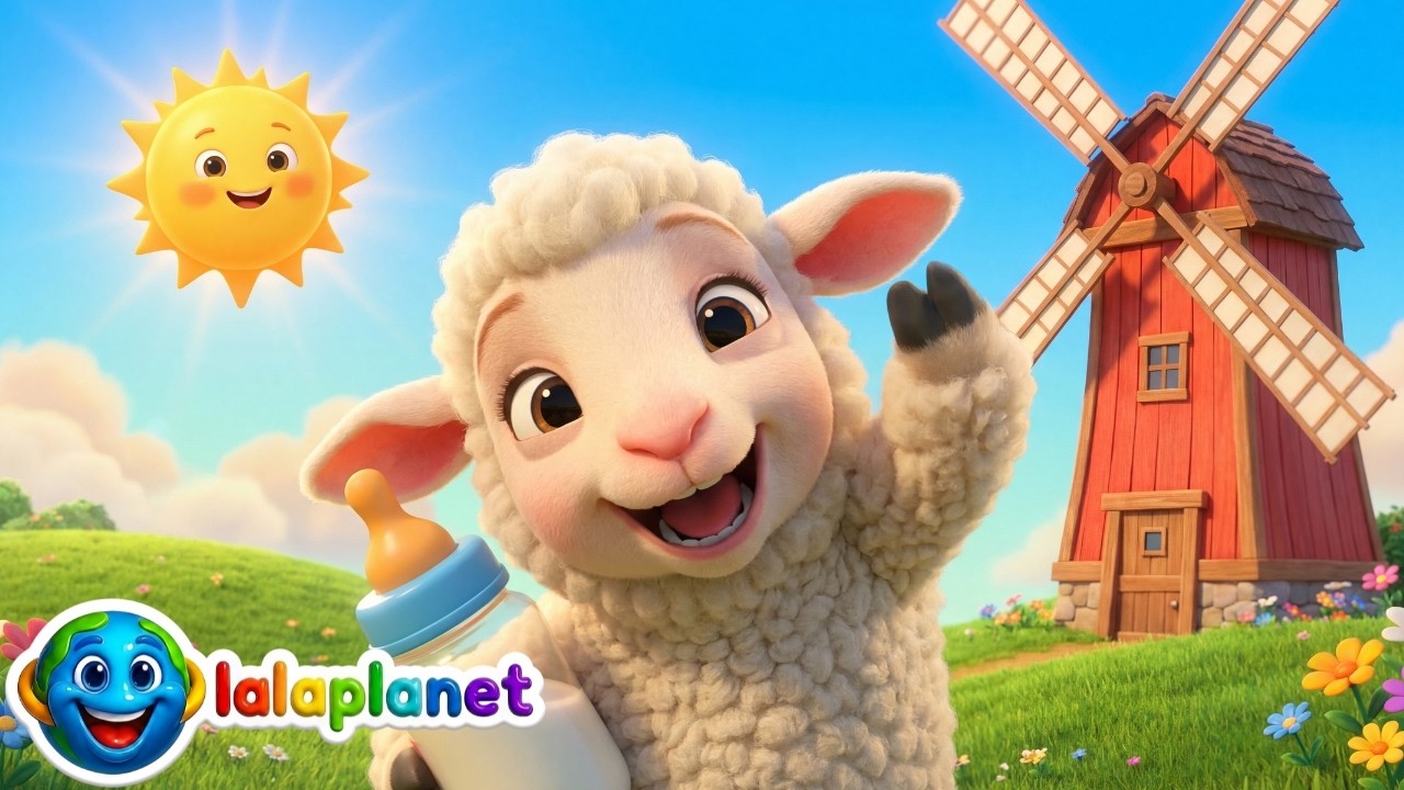 LaLaPlanet - Pa-pa, ț&acirc;țica 🍼🐑 | Bebe a crescut și bea lăptic din biberon 🌾🥛