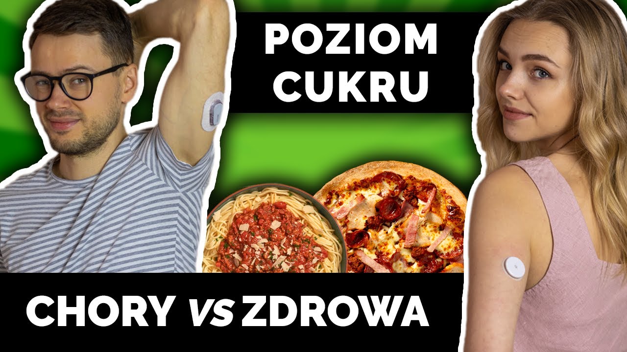 Poziom cukru po posiłku: ZDROWA osoba vs osoba z CUKRZYCĄ TYPU 1 [Dexcom G6 i Libre] | Nie słodzę