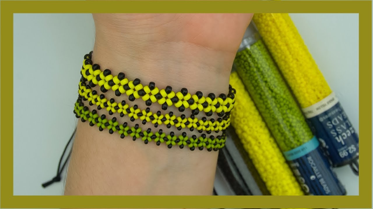 PULSERA DE MOSTACILLAS/ PONDO STITCH/PUNTADA PONDO.