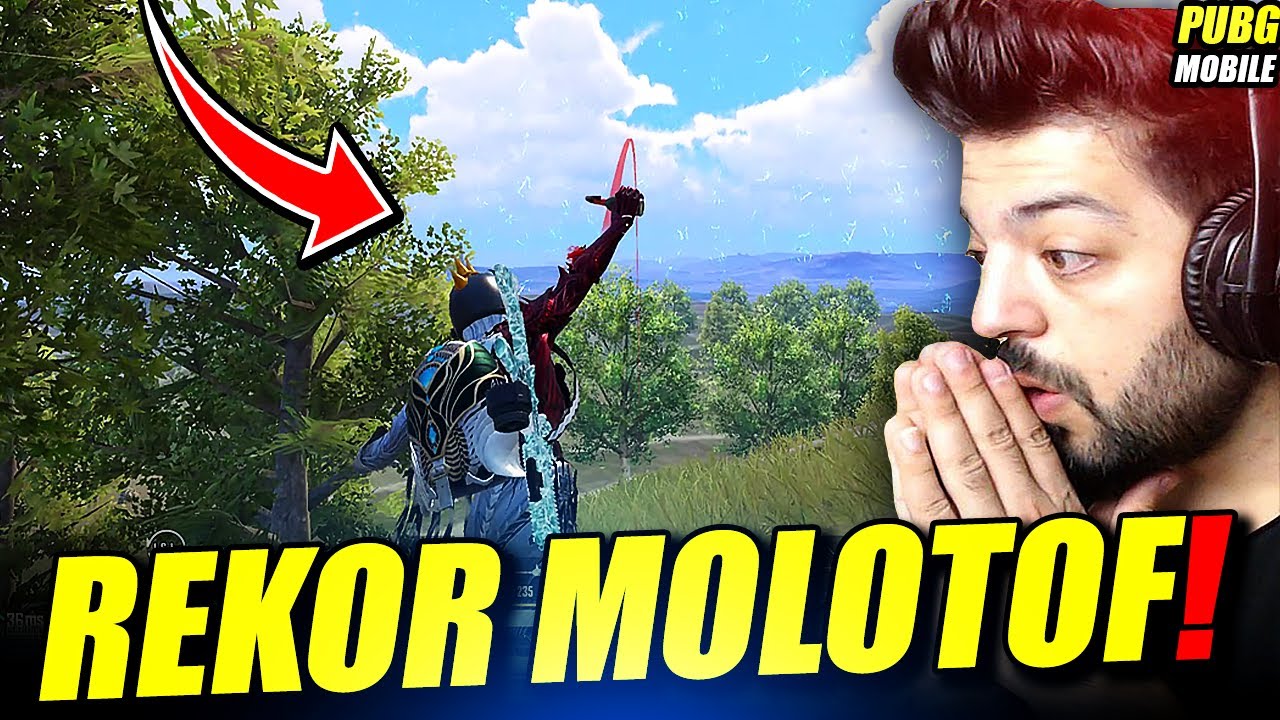 FATİH LİGİ GİBİ ONE MAN SQUAD - REKOR MOLOTOF PUBG Mobile