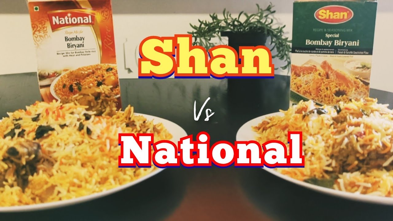 Shan vs National | Which makes Biryani better?? | Shan masala vs National masala