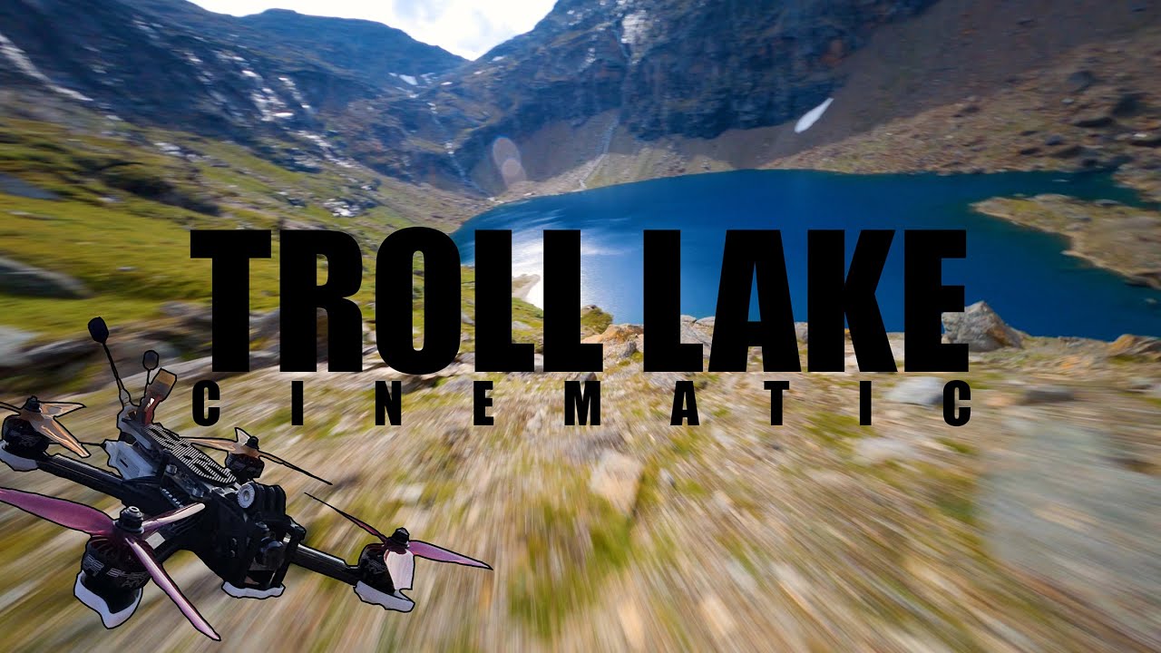 How to explore Swedens clearest lake the right way! | Trollsjön Riksgränsen | FPV Drone Cinematic 4K