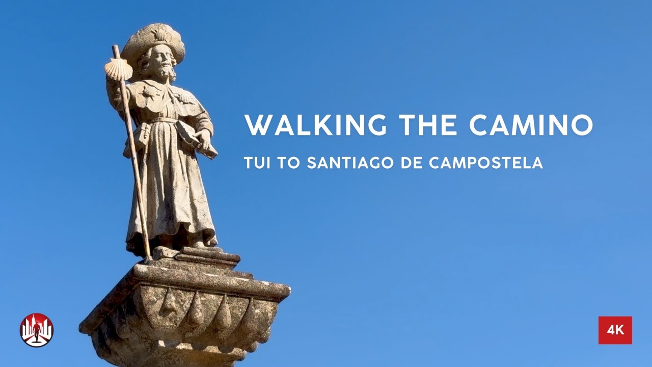 Camino Portugues in 4K: 5 days from Tui to Santiago