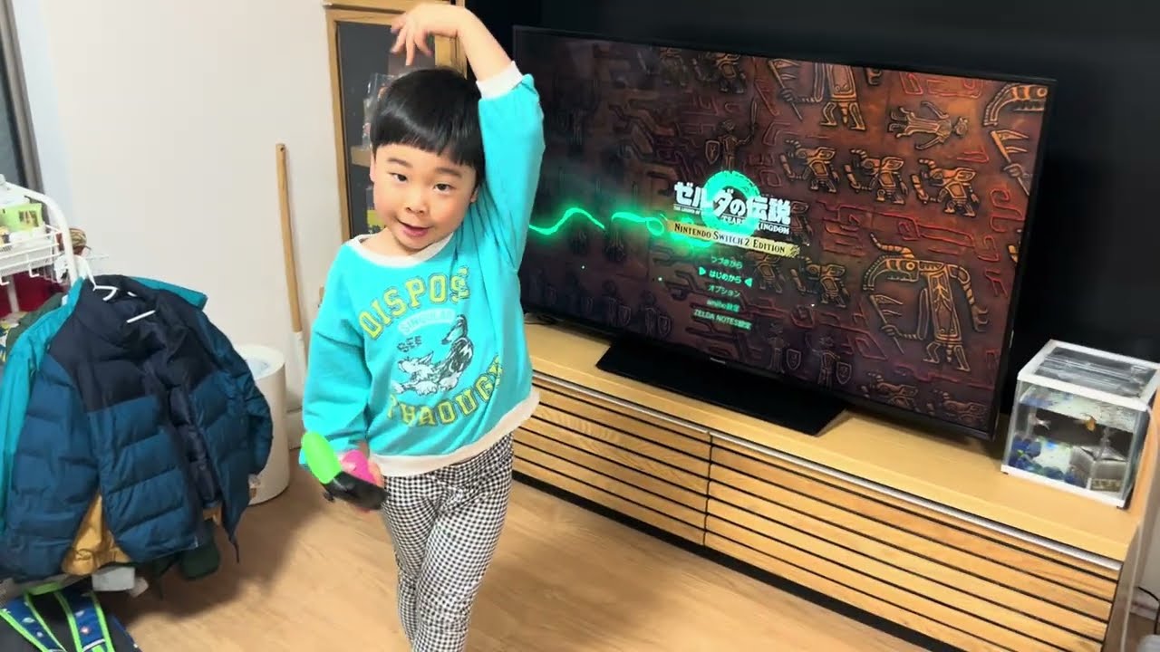 5歳がSwitch2版ゼルダの伝説ティアーズオブザキングダムでヒノックスを倒しに行ったらイエロックに出会った