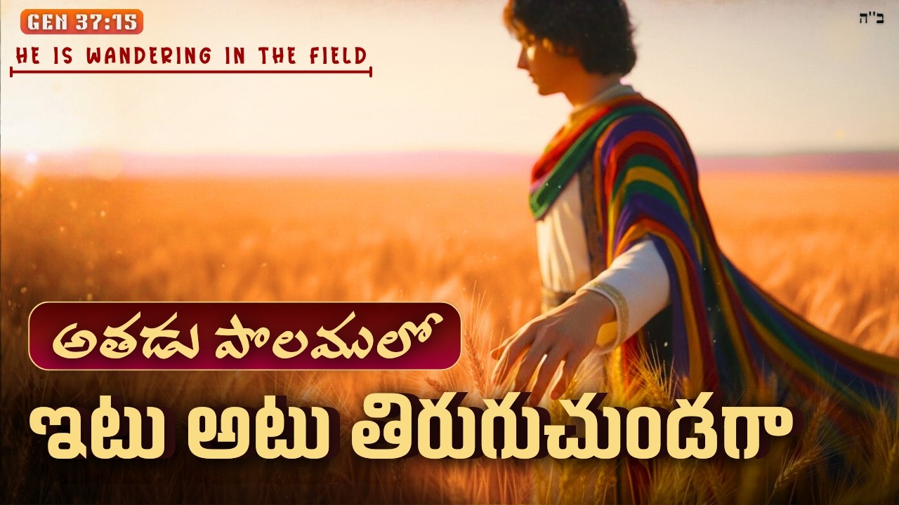 అతడు పొలములో ఇటు అటు తిరుగుచుండగా || Gen 37:15 || Wandering in the Field || Obadiah || #bethel_films