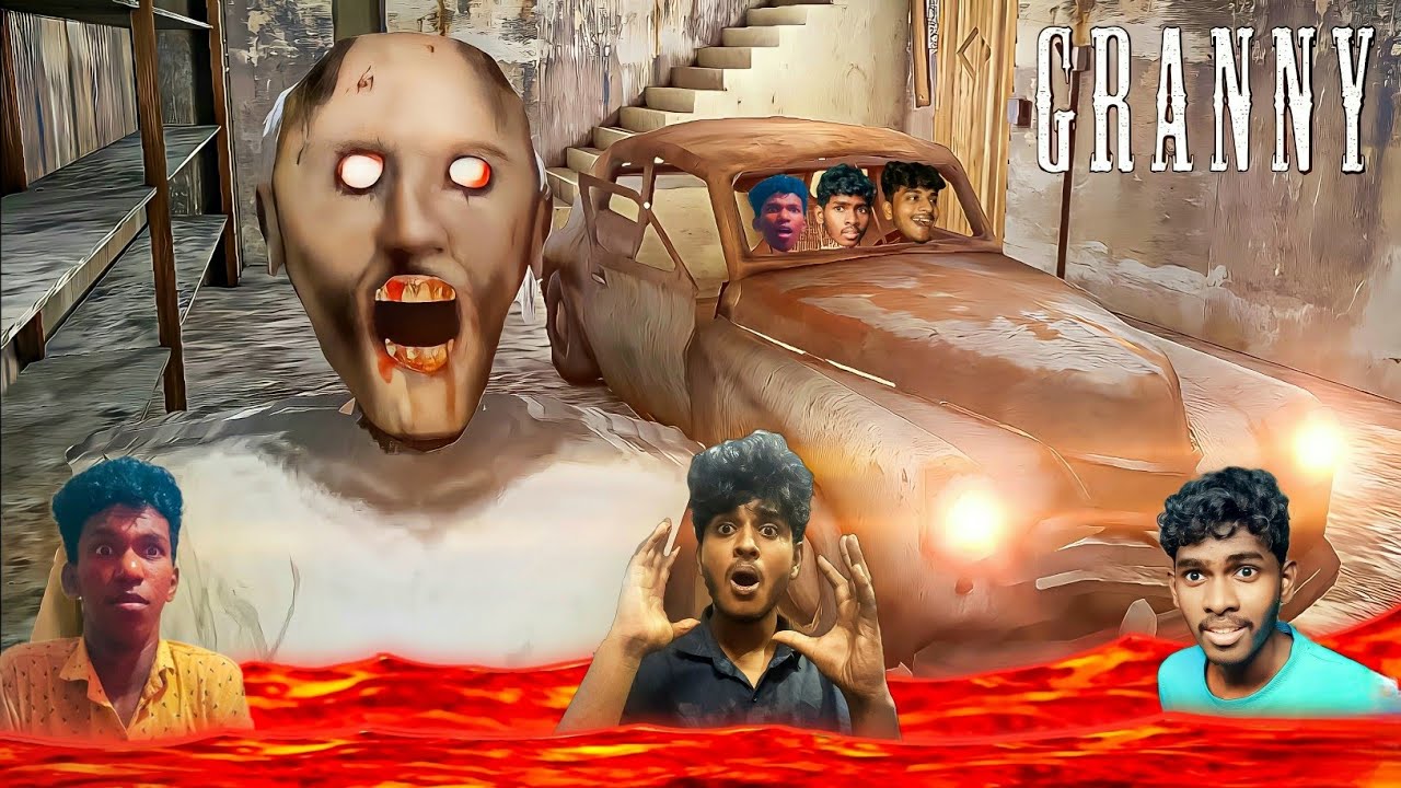 Granny lava car escape 🤣 with friends gameplay in tamil