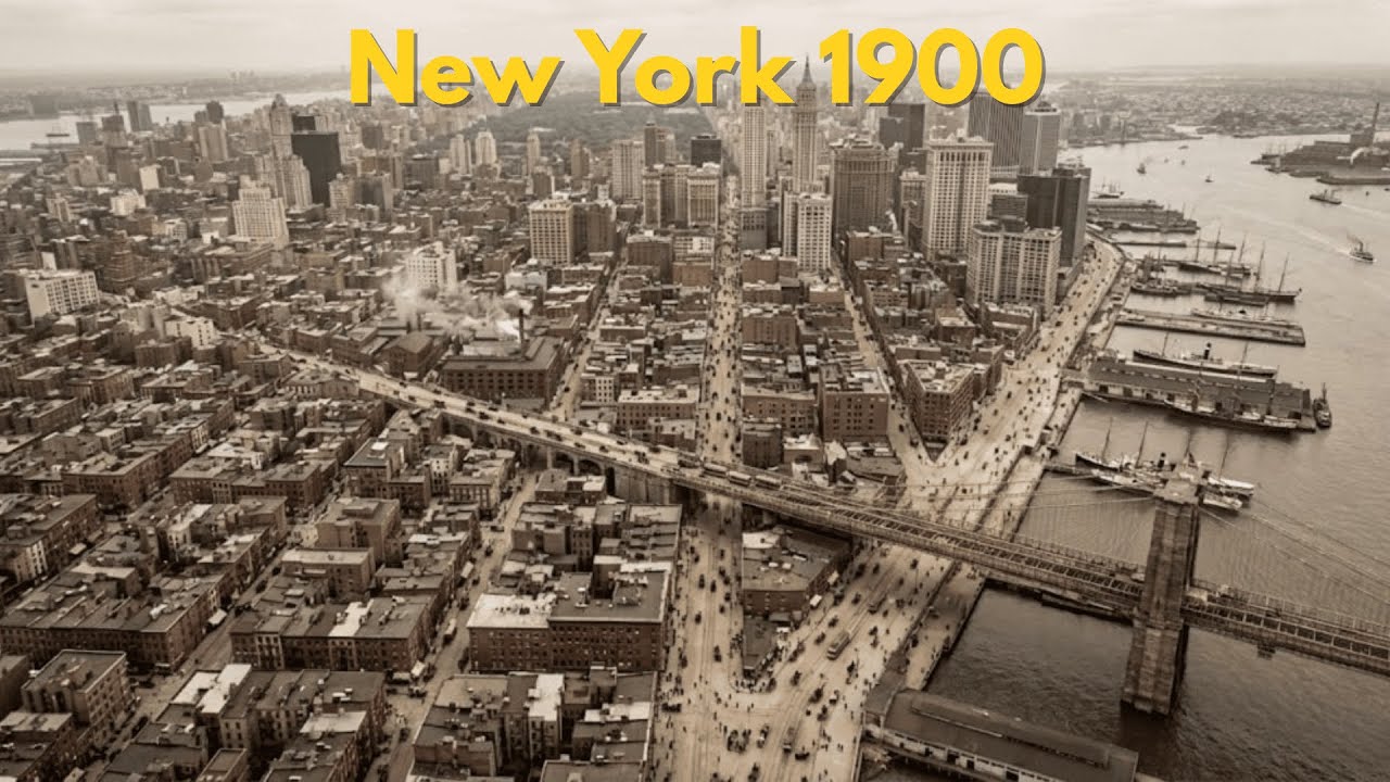 New York City 1900 AI Reconstruction (Crime, Gangs, Tenements)