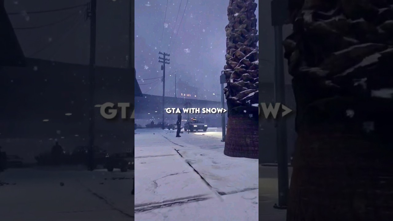 Do you prefer the snow?❄️ #gta5 #gta #gtav #shorts