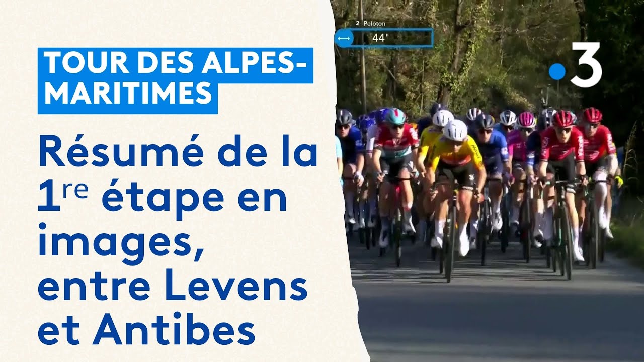 Le Tour des Alpes-Maritimes 2024 : r&eacute;sum&eacute; de la 1ʳᵉ &eacute;tape en images, entre Levens et Antibes