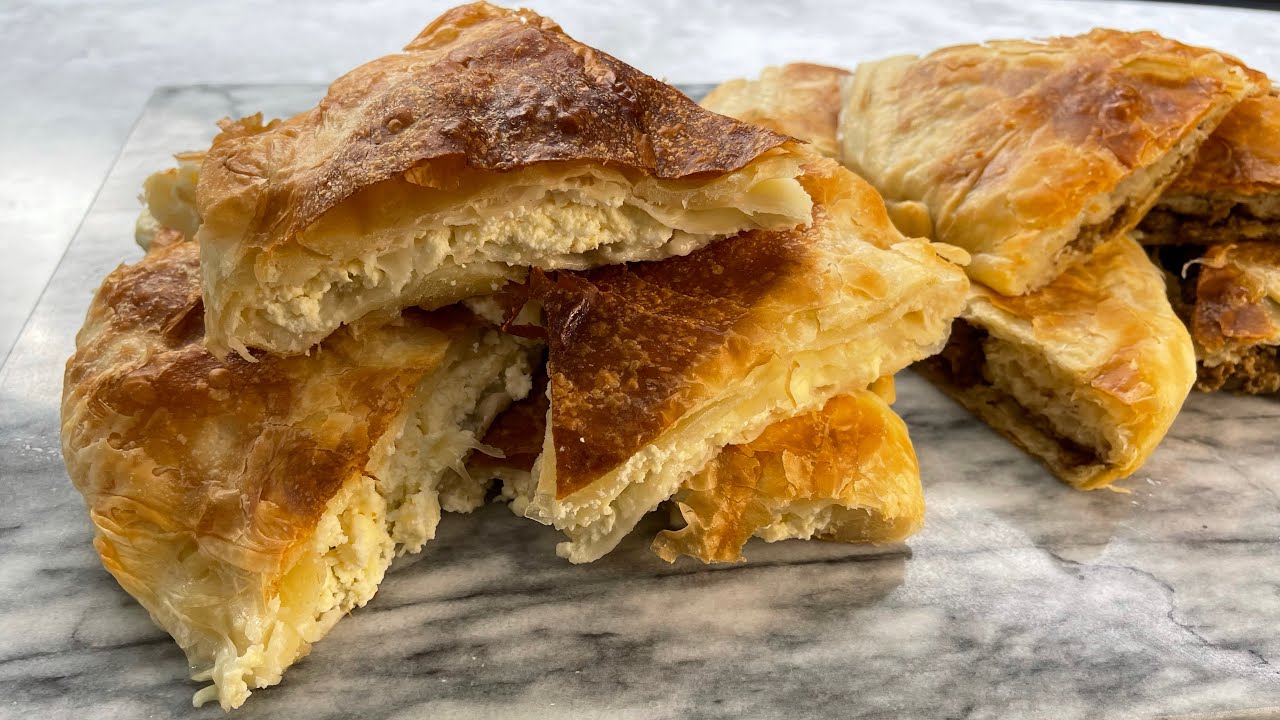 Quick & Easy 35min Balkan Burek recipe - how to make it, Cheese & Meat version #dietstartsmondayclub
