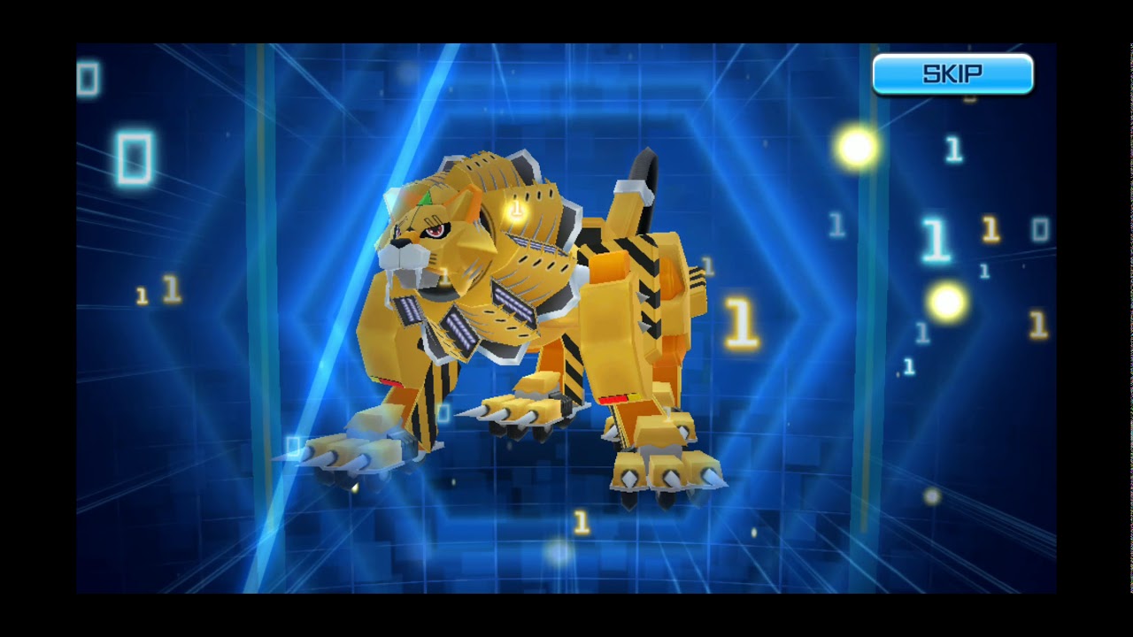 [Digimon ReArise] Training: Digivolution - Grizzlymon to LoaderLiomon (Baihumon; Deft)