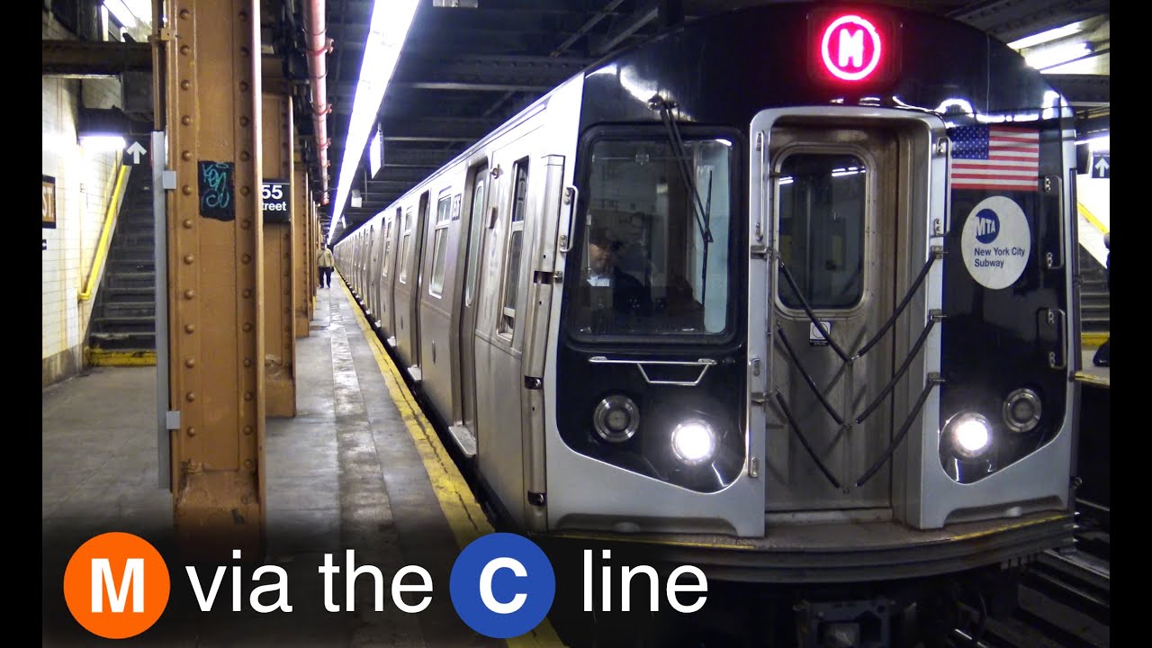 ⁴ᴷ M Train via the C Line to 168th St