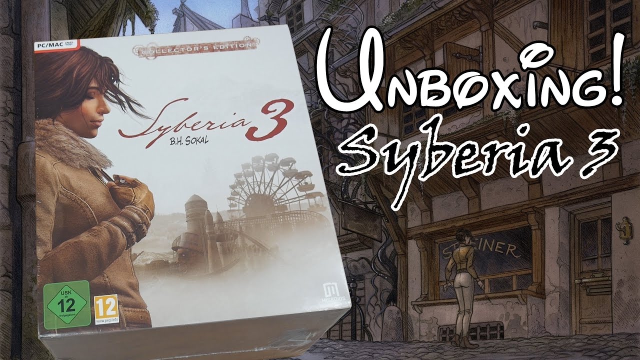 Unboxing #3 - Syberia 3 EDYCJA KOLEKCJONERSKA