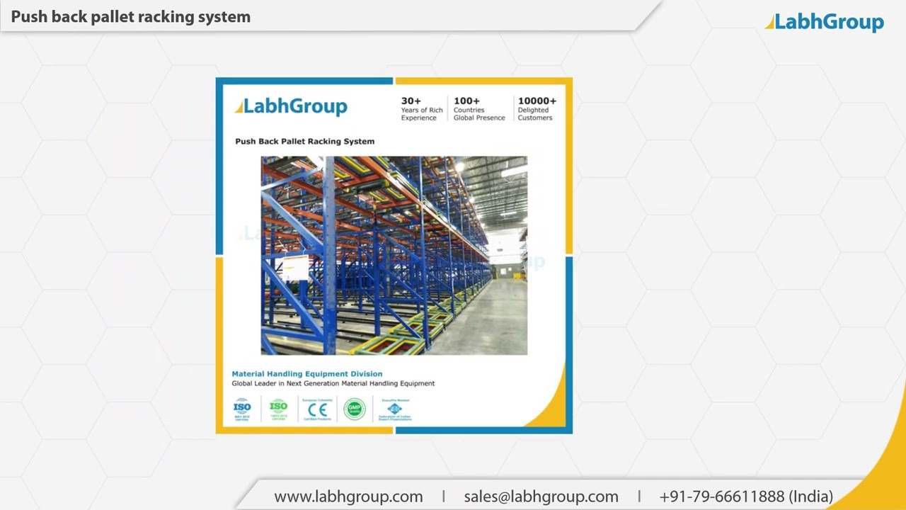 Push back pallet racking system | Labh Group