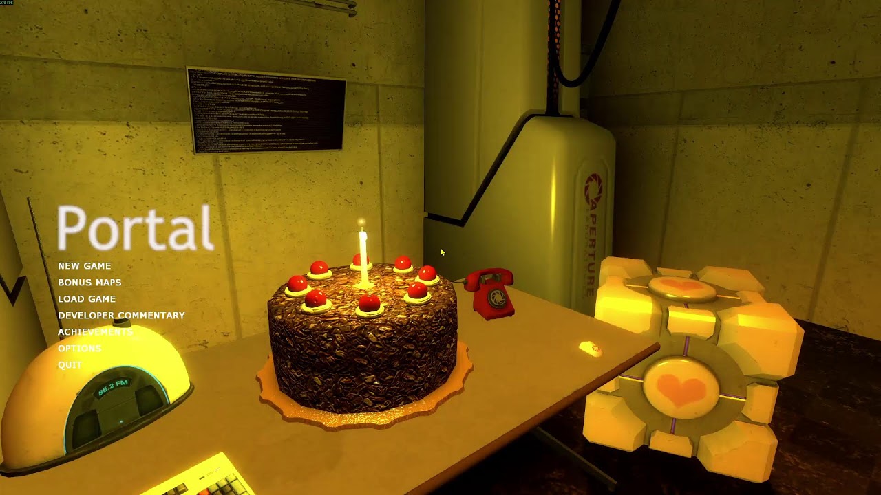 playing portal 1