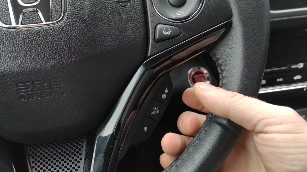 Honda HR-V сброс сервисного интервала - напоминания о замене масла