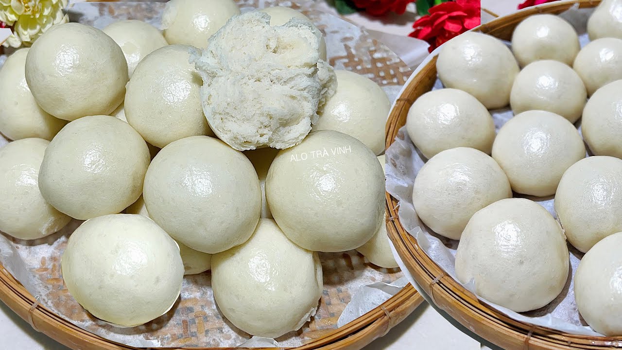 Quá Dễ Với Món Bánh Bao Sữa Bông Xốp Mềm Thơm, Ai Cũng Thành Công- Steamed milk buns