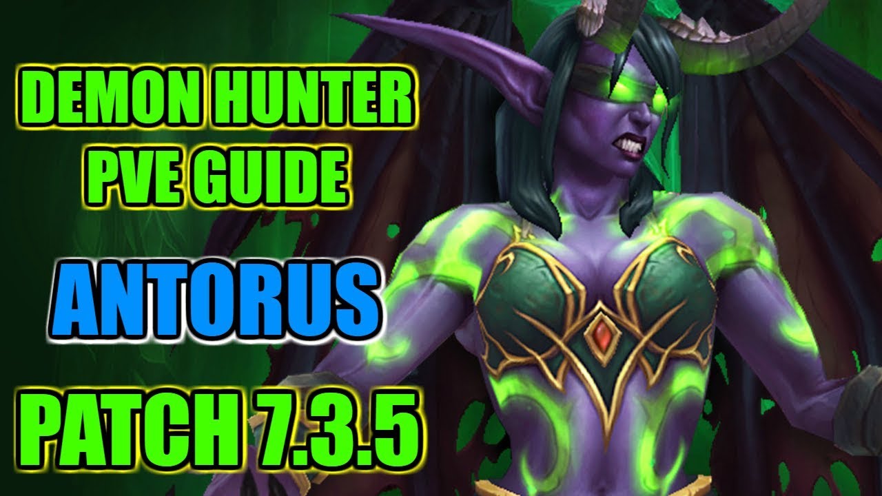 ✔ 7.3.5 Руководство по PVE-охотнику на демонов Havoc, уровень 21, Анторус ⚡
