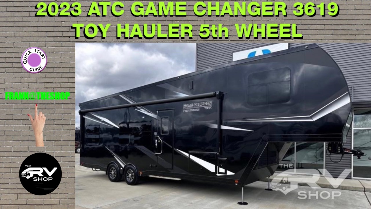2023 ATC Game Changer  3619 | Toy Hauler 5th Wheel | All Aluminum | Best Built Trailer in America!